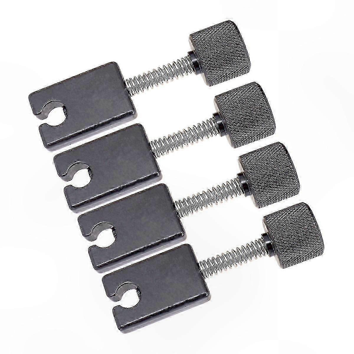 4-Piece Headless Bass Guitar Bridge Saddles with String Accessories for Modern Instruments
