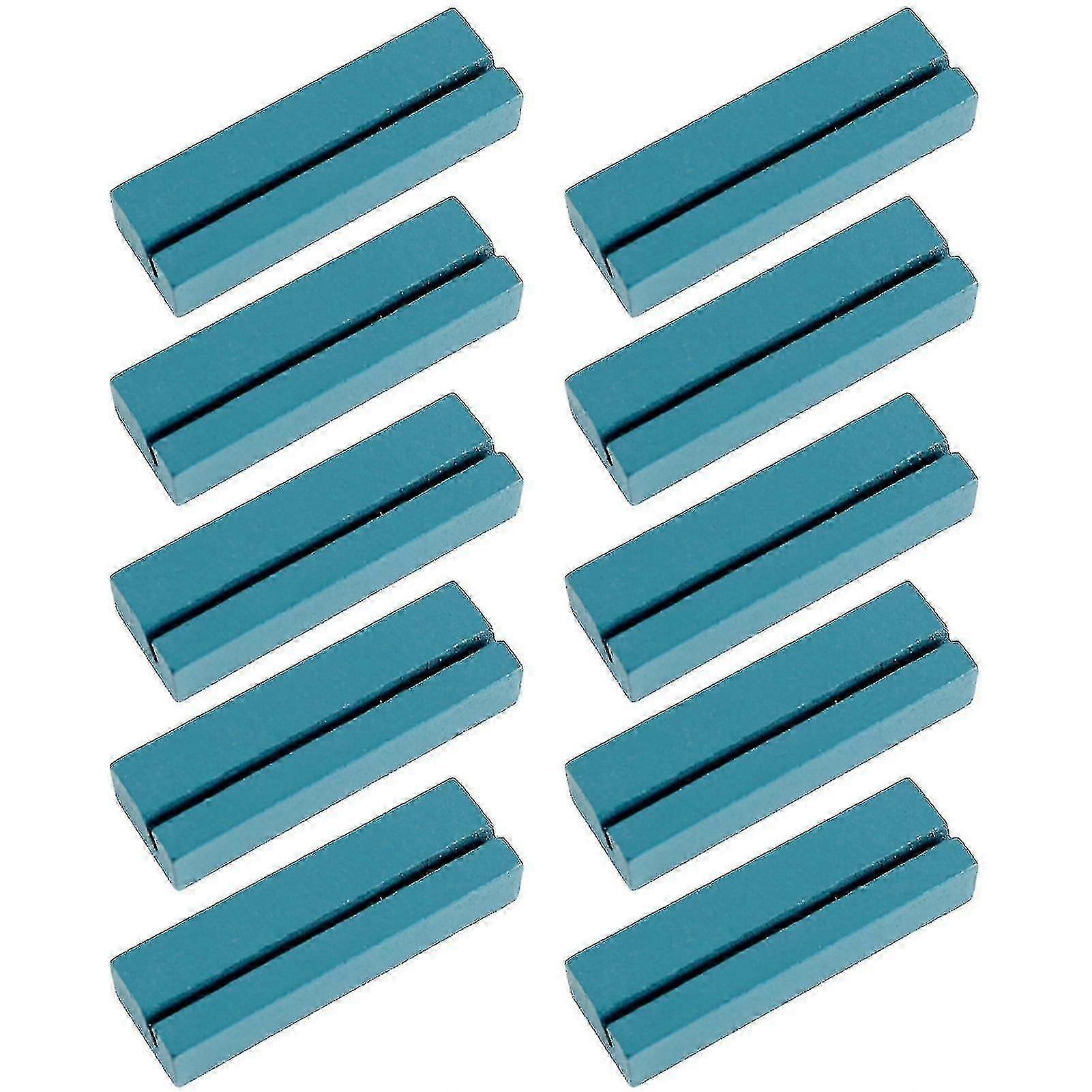 10x Wooden Place Card Holders - Rustic Wedding Table Decor