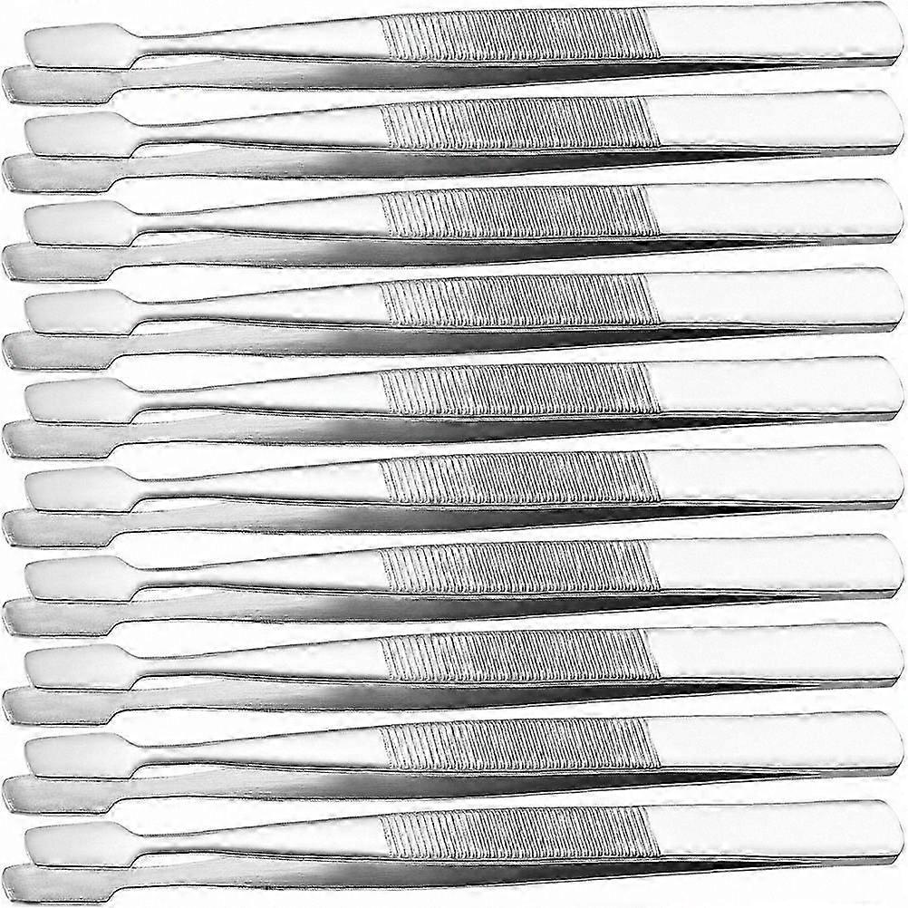10 Pieces Precision Stamp Tweezers for Collectors and Lash Application