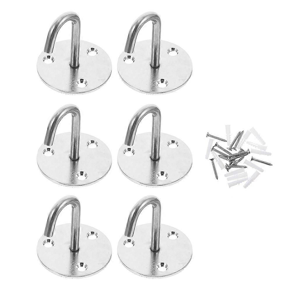 Ganci a vite per soffitto in acciaio inossidabile Appendini per piante a parete per uso interno ed esterno, include viti, resistente alla ruggine