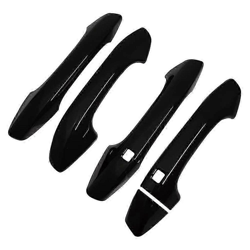 Bright Black Exterior Door Handle Cover Trim for K5 2020 2021 2022 with Smart Keyhole