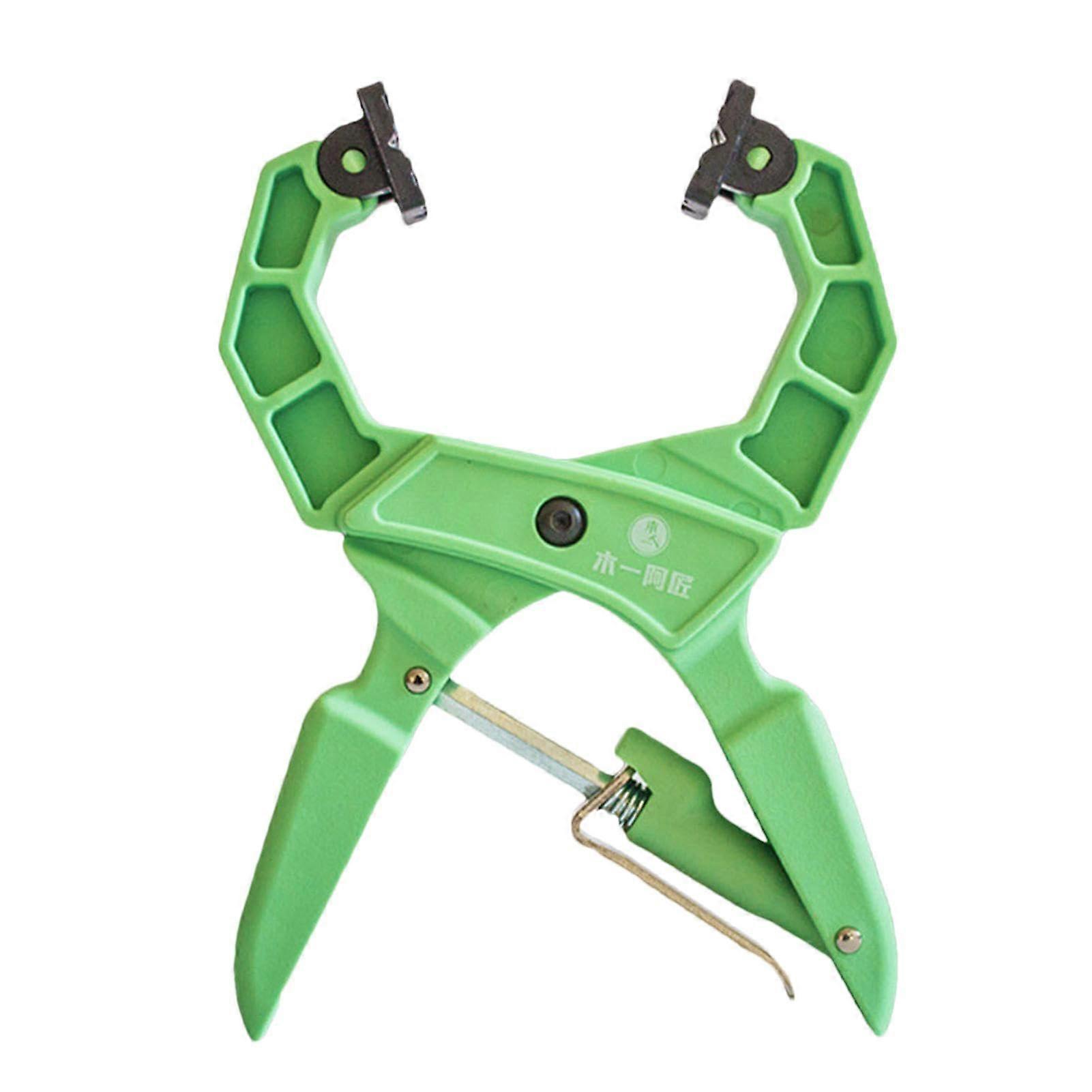 Woodwork Spring Clamps Adjustable Jaws, Wide Jaw Clamp For Woodworking, Heavy-Duty Non-Stick Clipper, Crafting Grip Tool