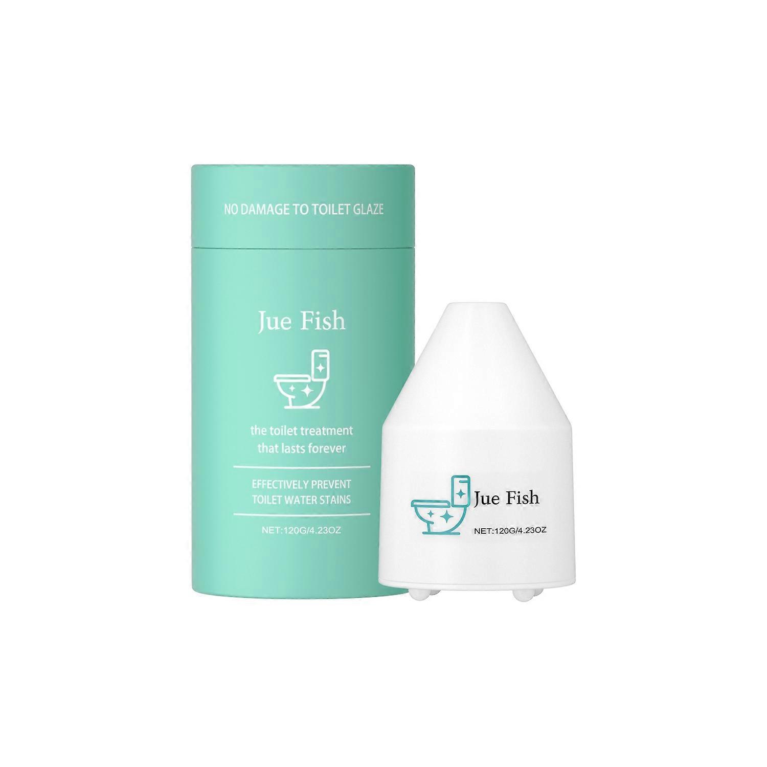1-6x JUE-FISH Toilet Bowl Cleaner Automatic Toilet Cleaner Gel Stain Remover Deodorizer Descaler, Fr