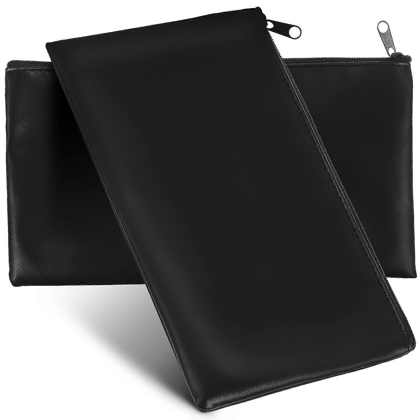 Pu Money Holder Bags with Zipper Stylish Coin Pouches for Cash, Checks & Receipts Compact Storage for Handbags & Backpacks