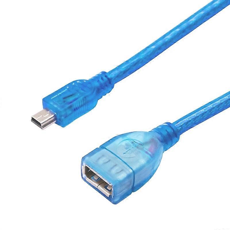 Mini 5-pin USB to USB 2.0 AF OTG Adapter Cable