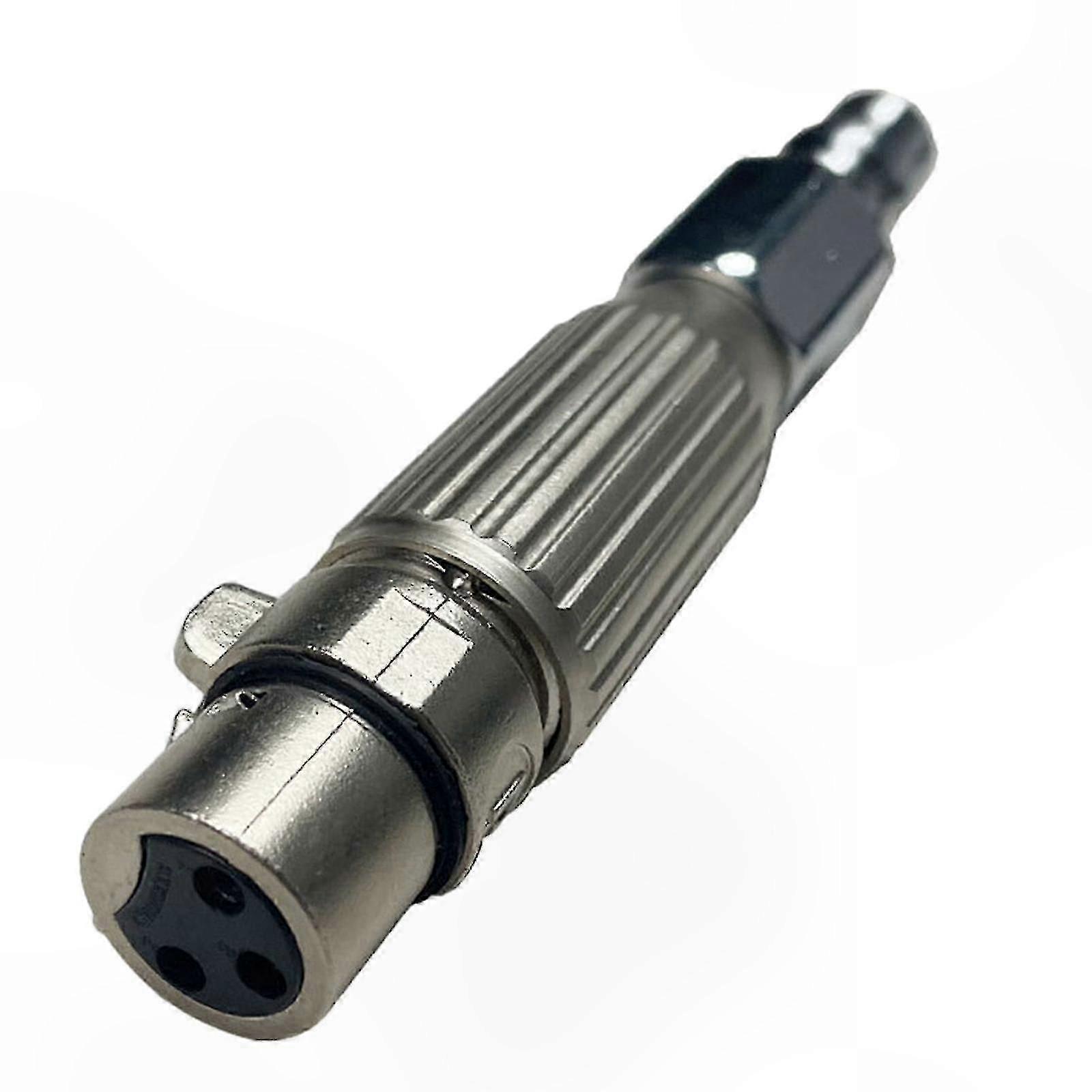 Metallic Quick Connect Adapter for Massage Devices with 3XLR Interface and Flexible Spring Design