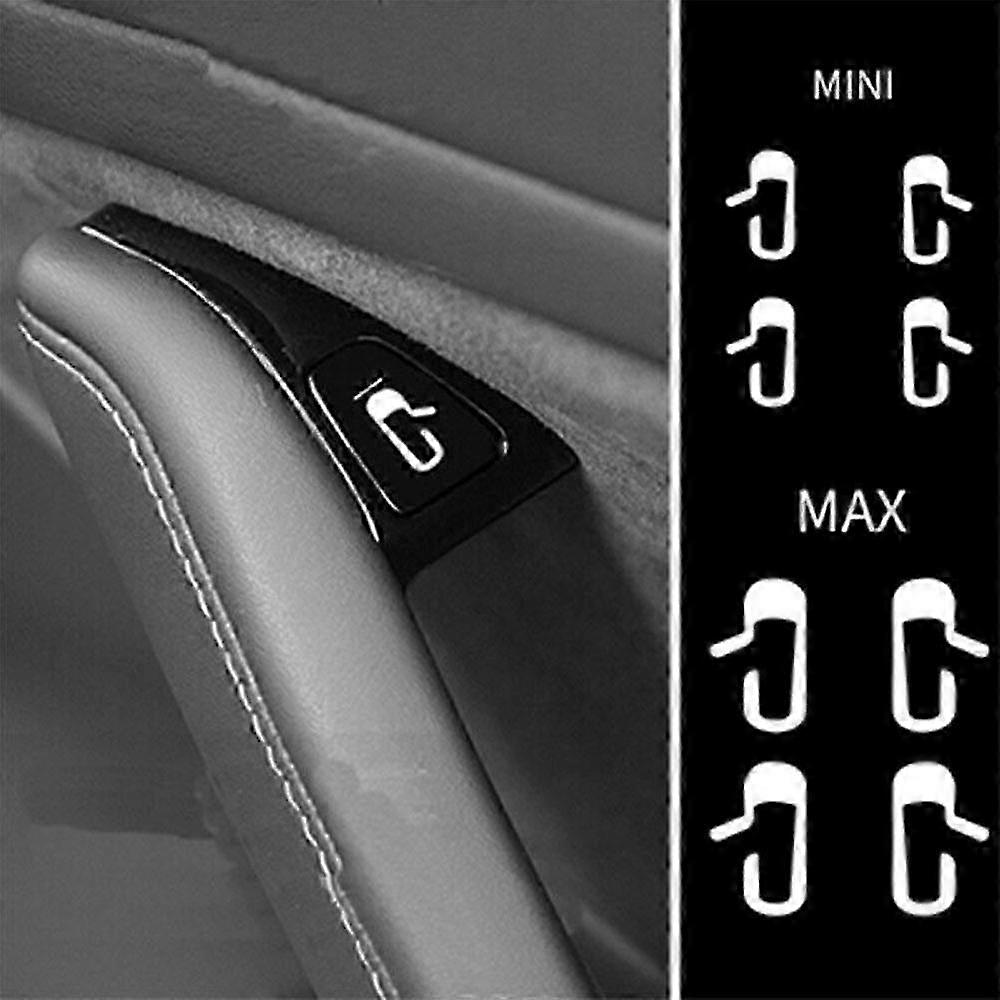 8pcs Luminous Car Open Door Button Stickers For Tesla Model 3 Acces...