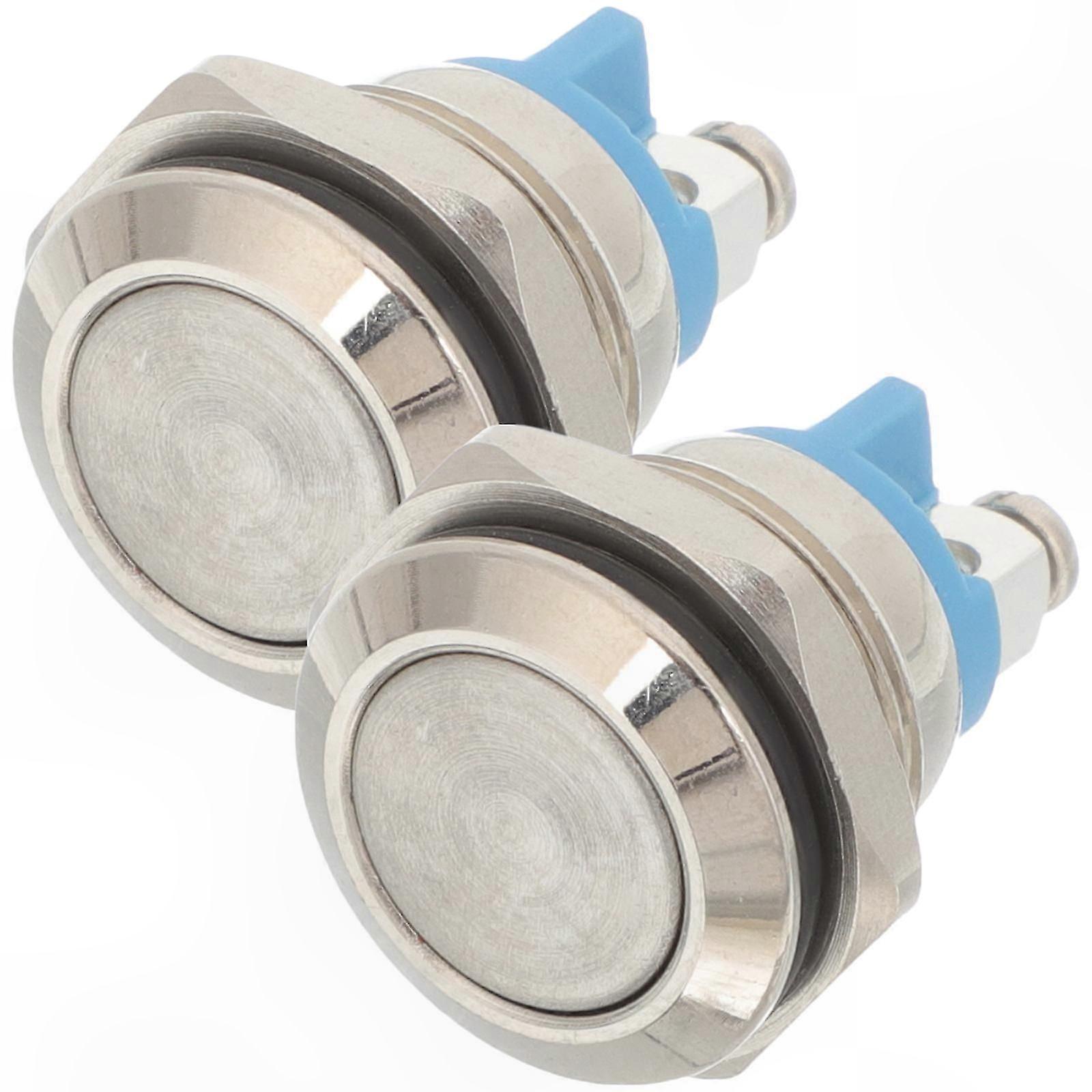 Durable Doorbell Button Replacement for Indoor Use, 2-Pack, Multiple Colors Available