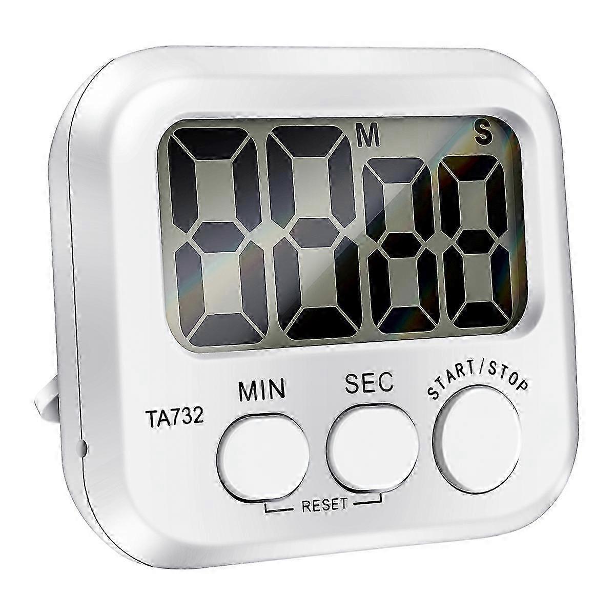 Digital Kitchen Timer with Loud Alarm, Large Screen & Font, Magnetic Back, Cooking Timer