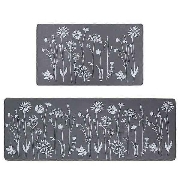 Kitchen mat set, 2 pieces, properly sized