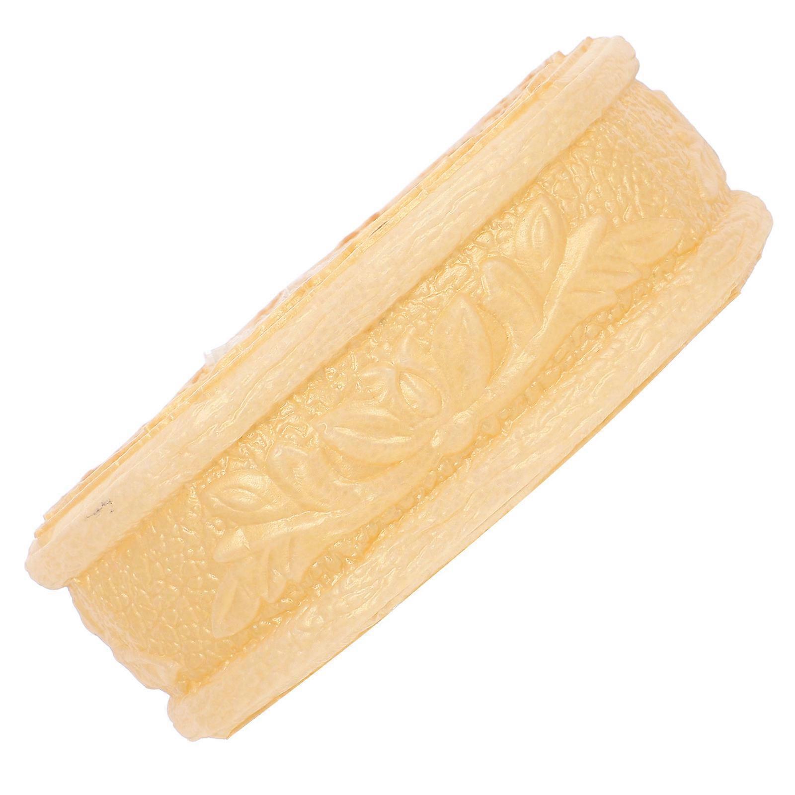 Self Adhesive Light Yellow Foam Trim Molding for Decorative Wall and Ceiling Corners 3cm x 1cm