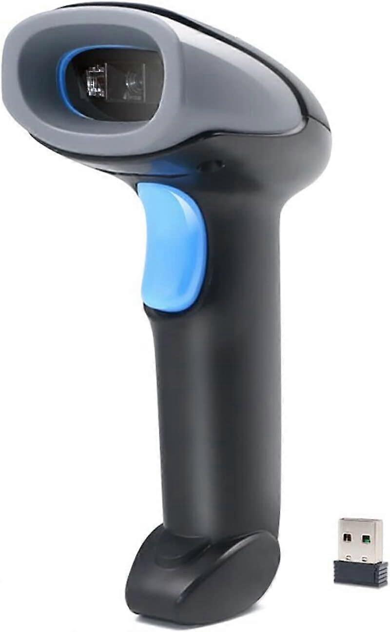 Barcode Scanner Handheld 1D Code Scanner 2.4G Wireless And USB Wired Barcode Reader