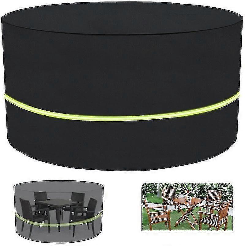 210d ガーデン家具カバーラウンドテーブルカバー反射ストライプ防水防風 UV 耐性 Mo