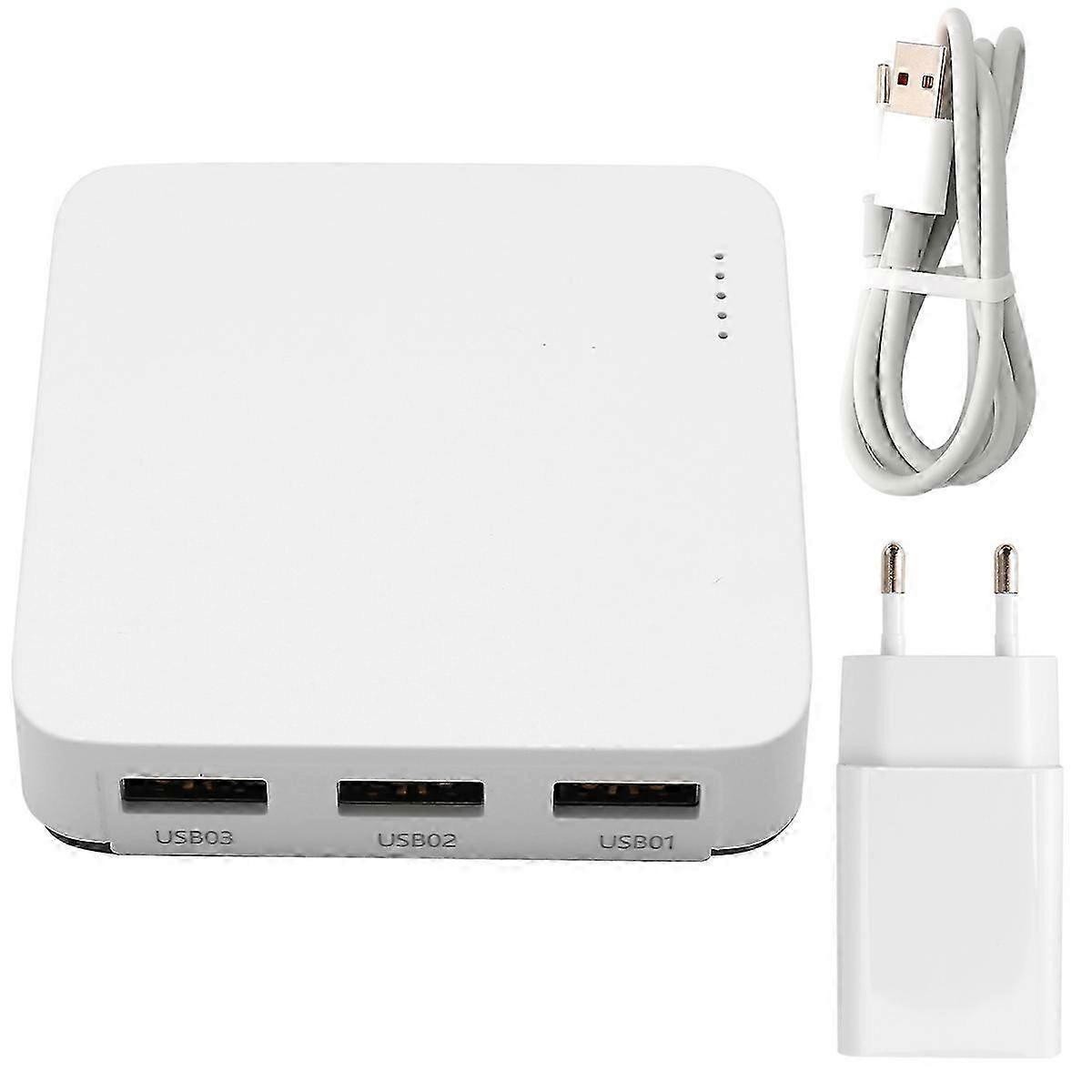 Wired Print Server for Sharing 3 USB Printers Simultaneously over Standard 100M Network with WIFI Support