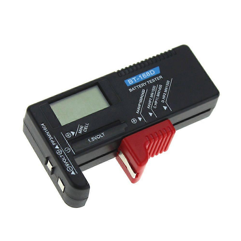 BT-168D Digital Battery Tester Volt Checker 9V Tester,Rechargeable AAA 1.5V