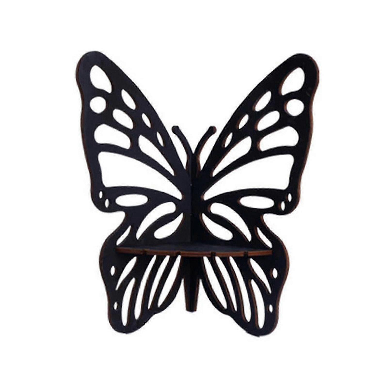 Wall Corner Shelf Bohemian Butterfly Design Space-saving Multi-purpose Decorative Corner Display Shelf