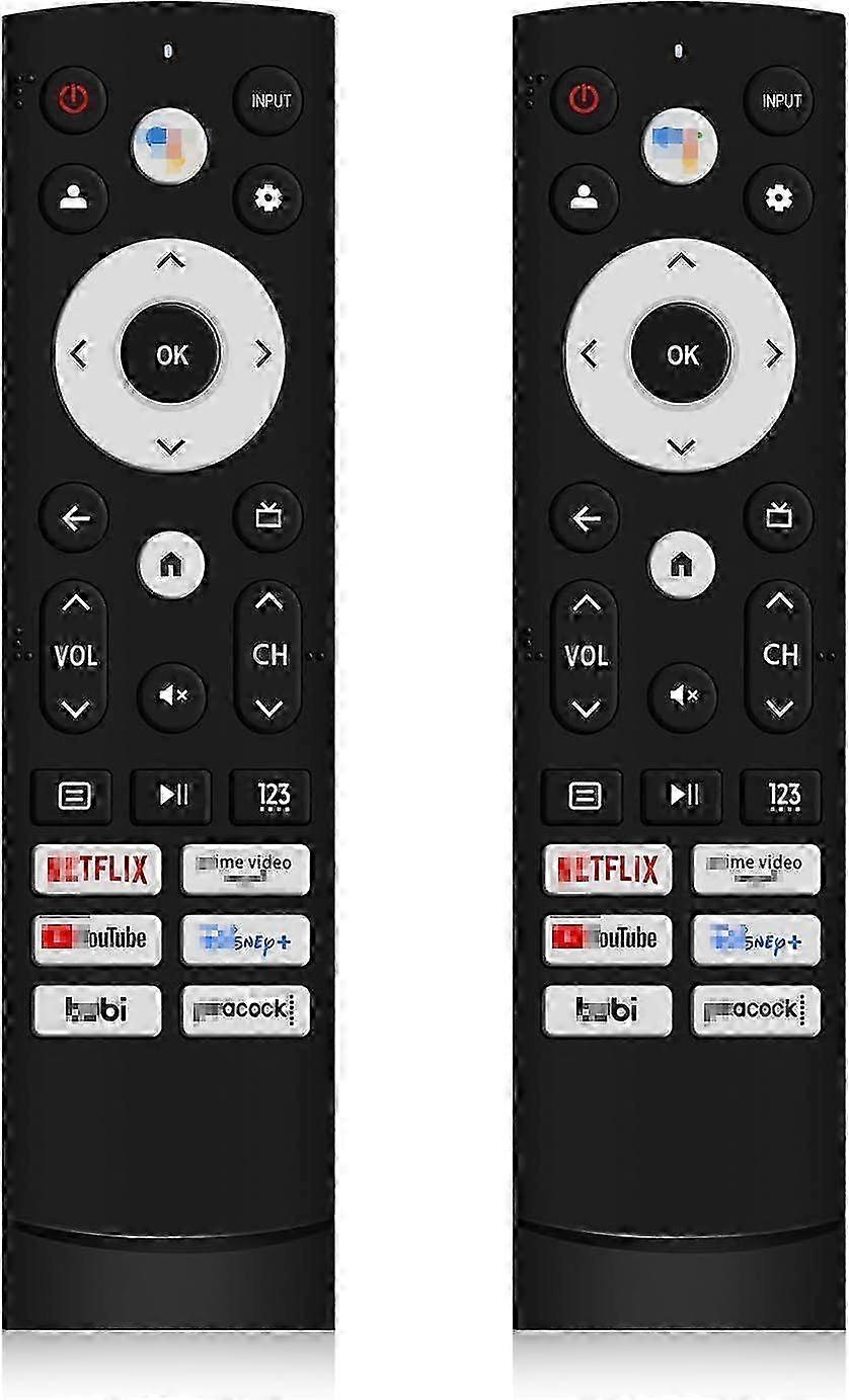 2 PC Replacement Remote Control for Hisense Smart Google TV Series,for UHD 4K