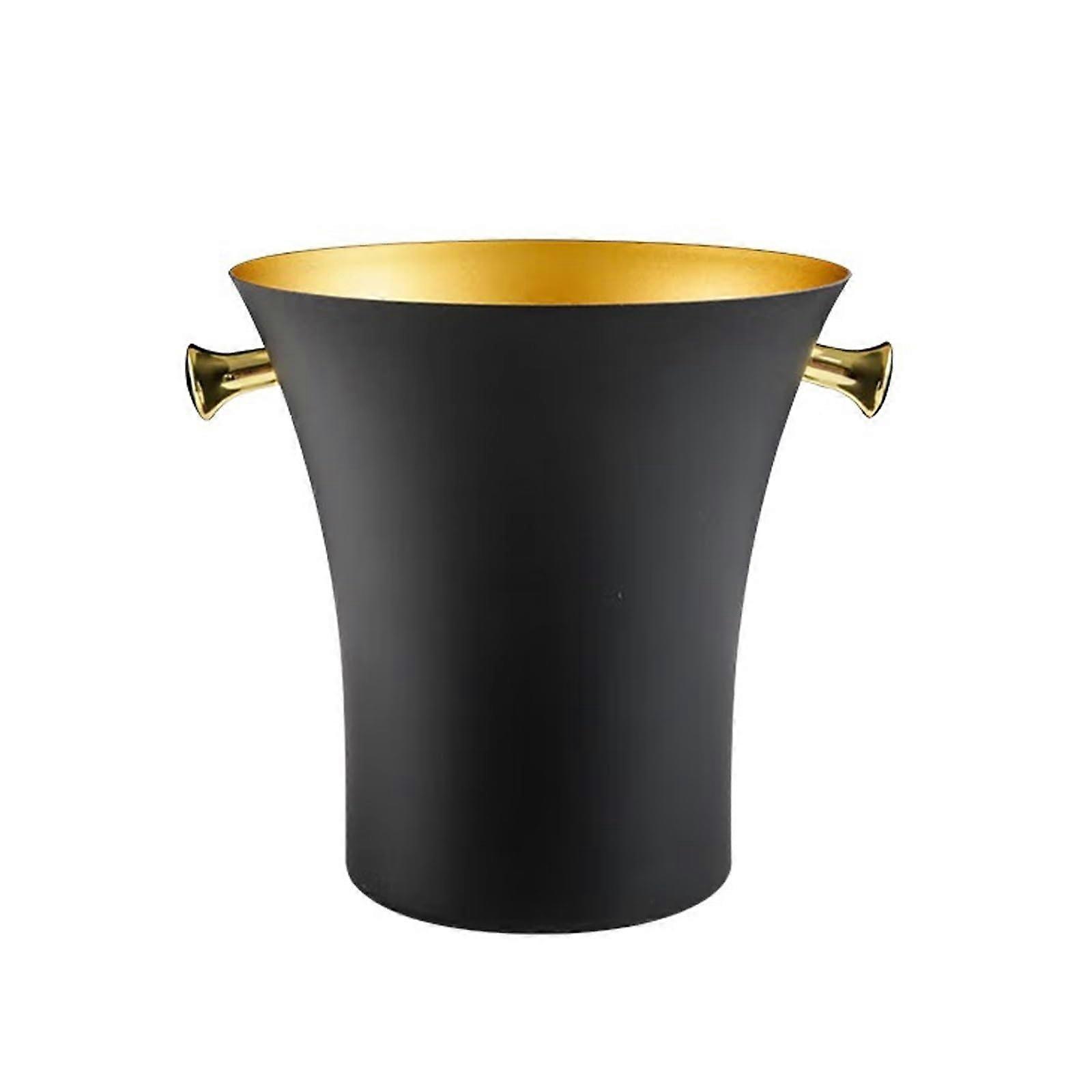 Ice Bucket 5L, Stainless Steel Ice Bucket For Beer, Champagne And Wine, Party Picnic Beverage Tub With Ice Cube Tray