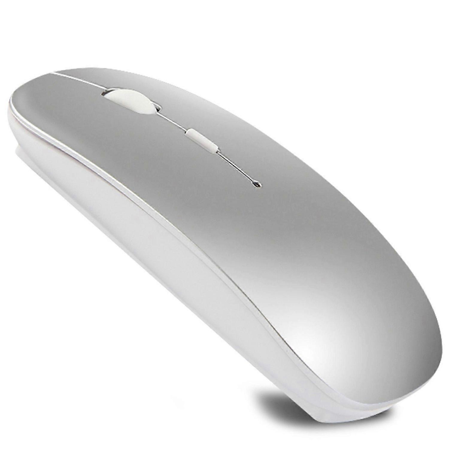Wireless Bluetooth Mouse for GO Pro X Rechargeable (Silver)