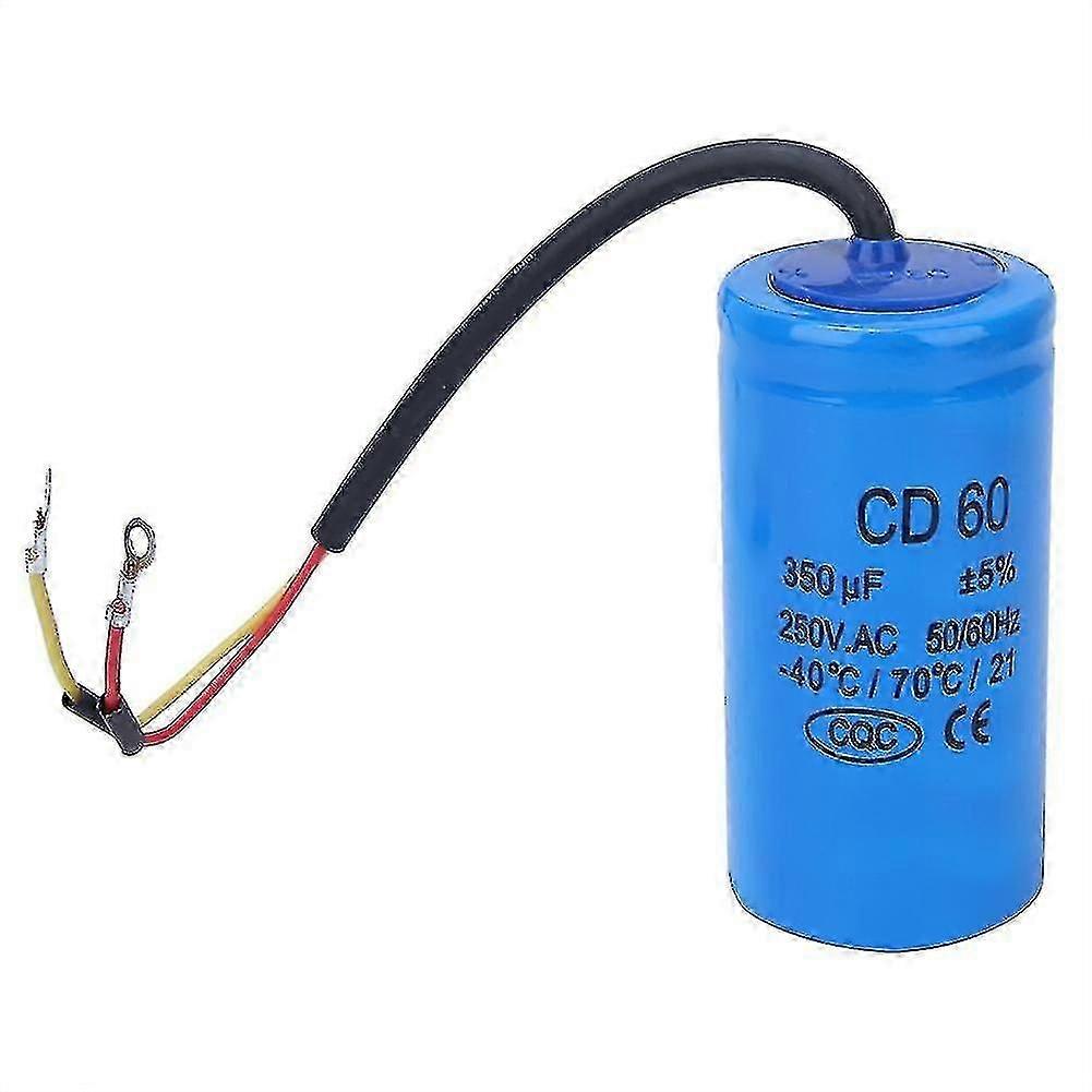 Cd60 350uf 250 فولت تيار متردد مكثف بدء تشغيل المحرك 350mfd تشغيل مكثف- QH