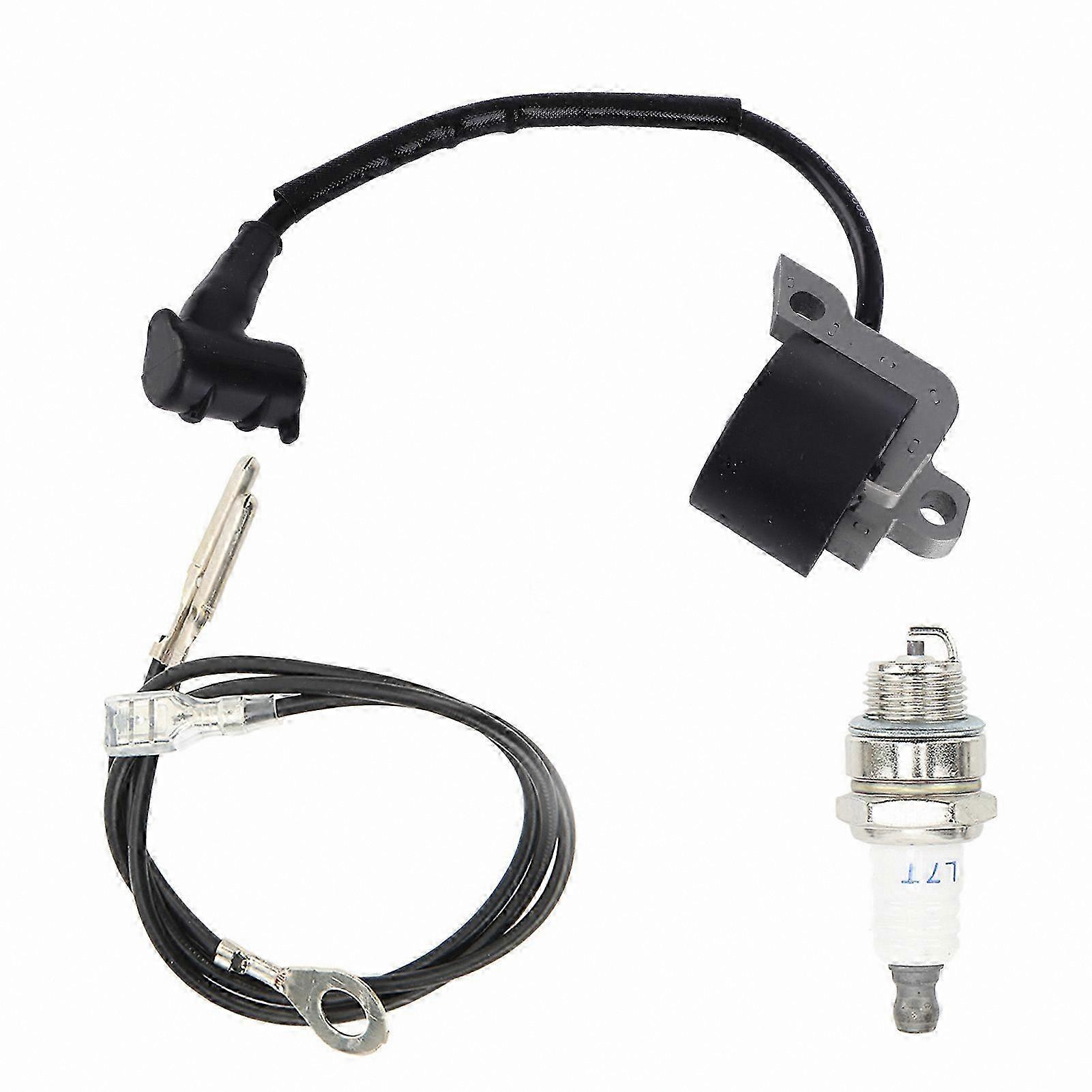 Spark Plug and Ignition Coil Kit for Stihl Chainsaws MS240 MS260 MS290 MS310 MS390 MS380 MS381 Replacement Parts