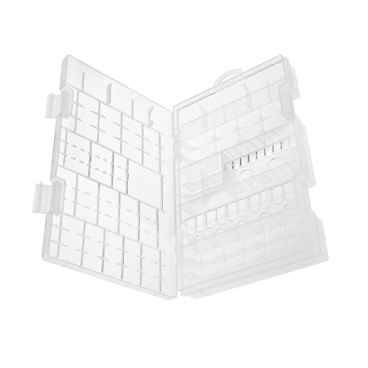 Battery Holder Tinksky Transparent Hard Plastic Case for Aa Aaa 9V