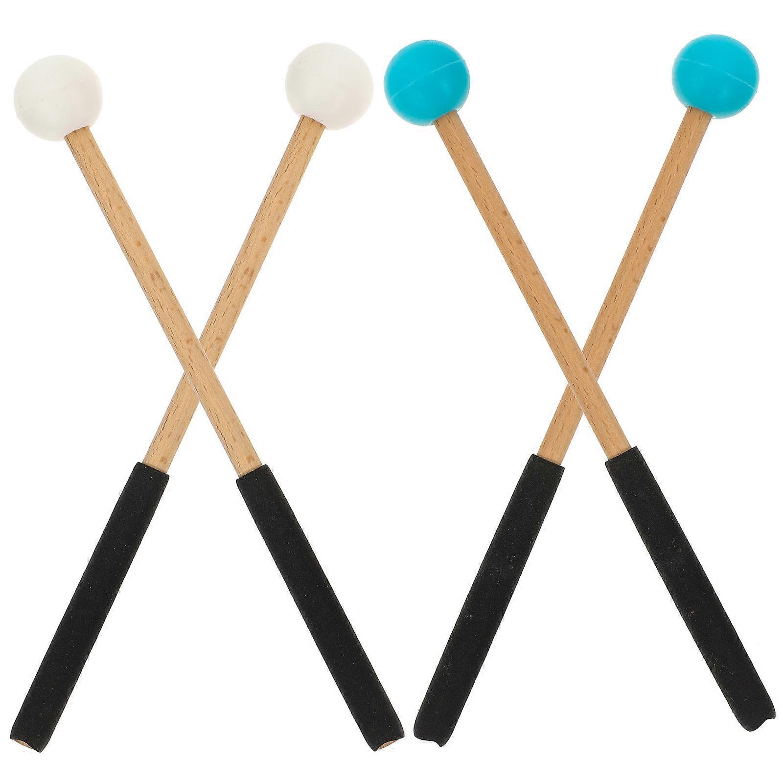 Drum Stick Tongue Drum Mallet for Music Playing 4Pairs Musical Instruments