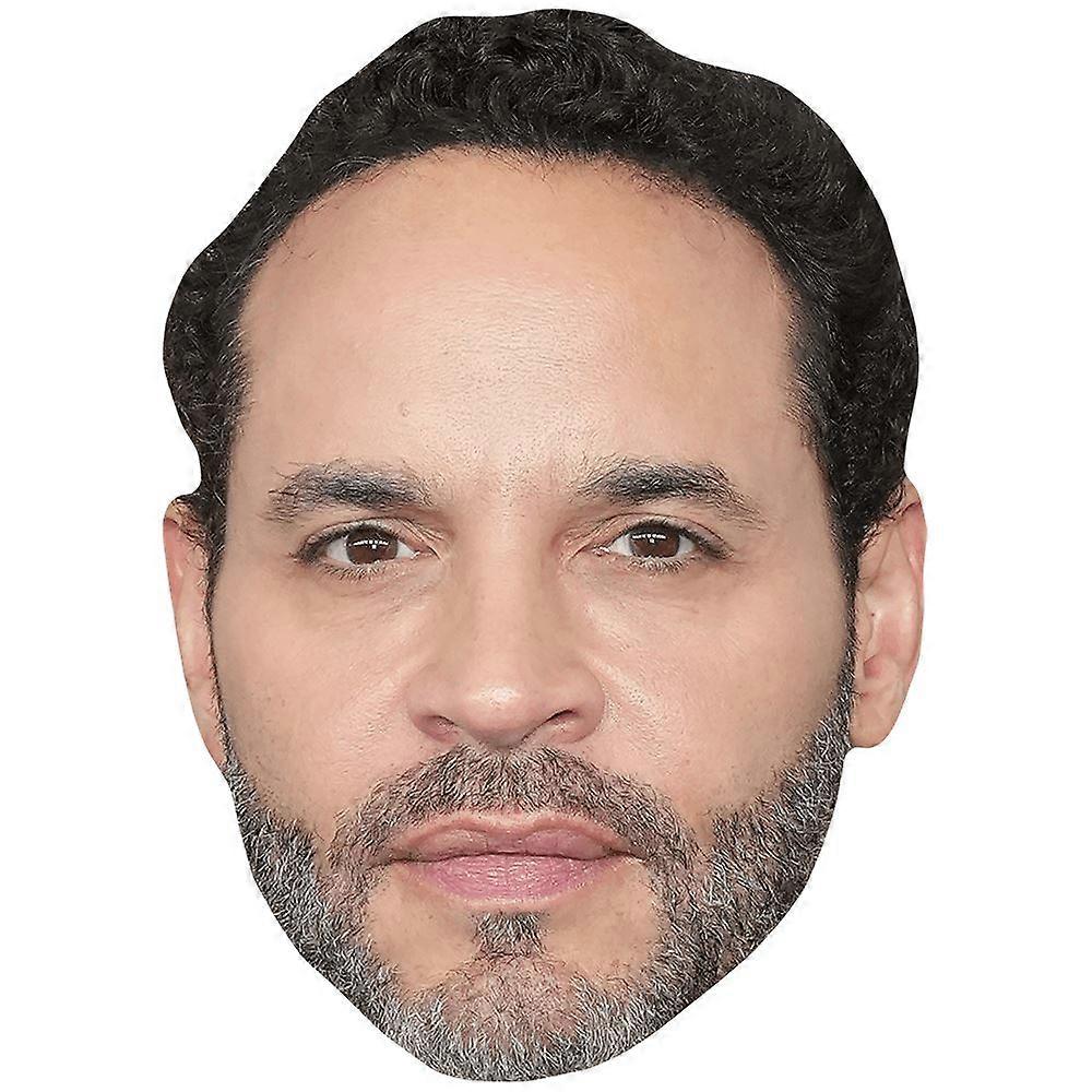 Daniel Sunjata (Grey Beard) Celebrity Mask, Flat Card Face