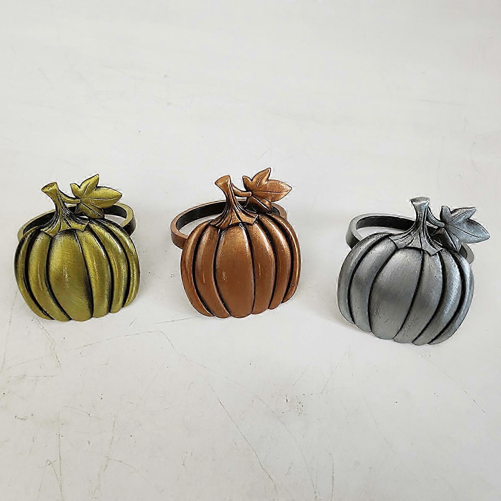 Decorative Green Bronze Napkin Rings for Special Occasions