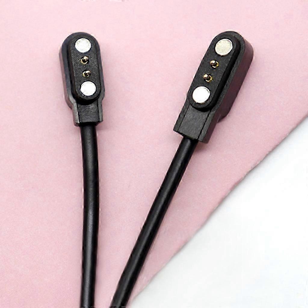 Magnetic USB Charging Cable for Smartwatches with 2-Pin Connector IP68-Compatible