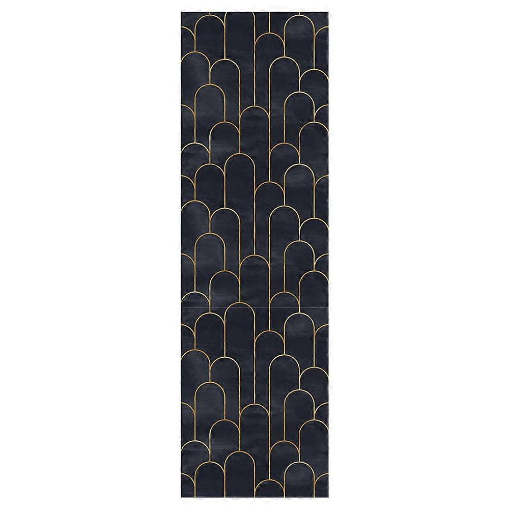Black Wallpaper for Decoration Modern Pattern with 1 Roll