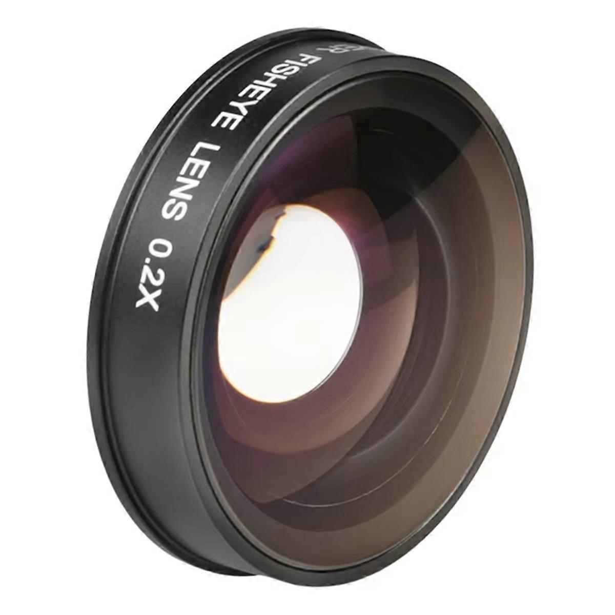 New 37MM 0.2X HD Ultra Wide Fisheye Lens for , , for Video Cameras Camcorder