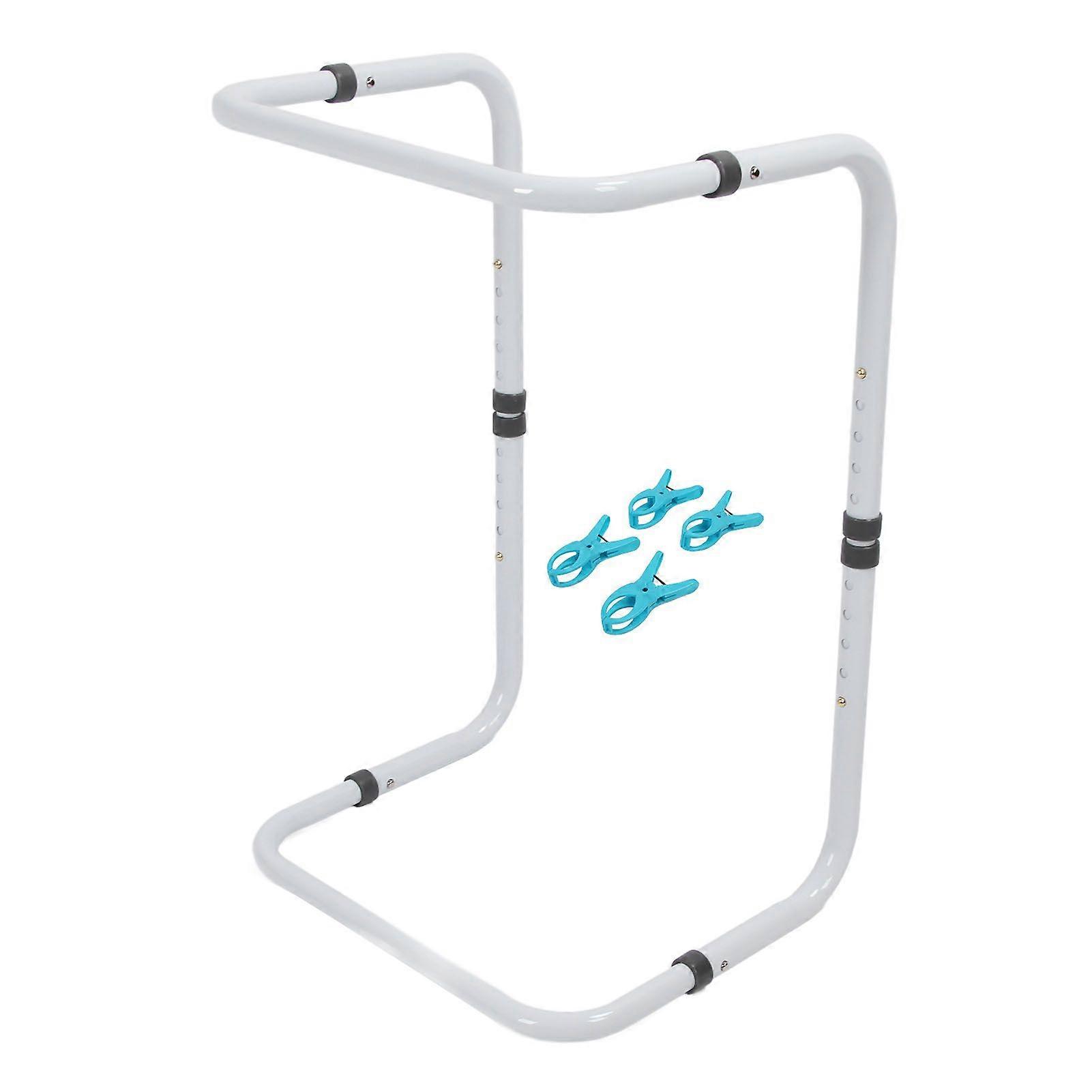 Blanket Lifter for Feet Sheet Riser Height Adjustable Relieve Pressure Foot Tent Blanket Support Holder for Surgery Recovery with 4 Clips