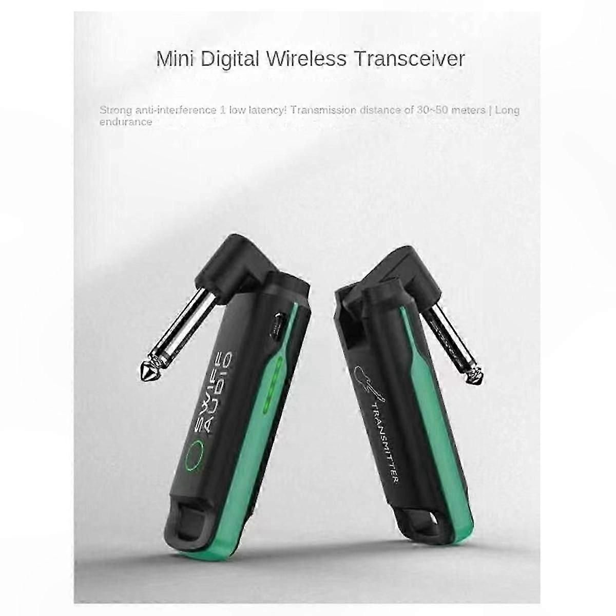 Digital Wireless Guitar System for Musical Instruments, Low Latency High Audio Reproduction Transmitter Receiver Kit