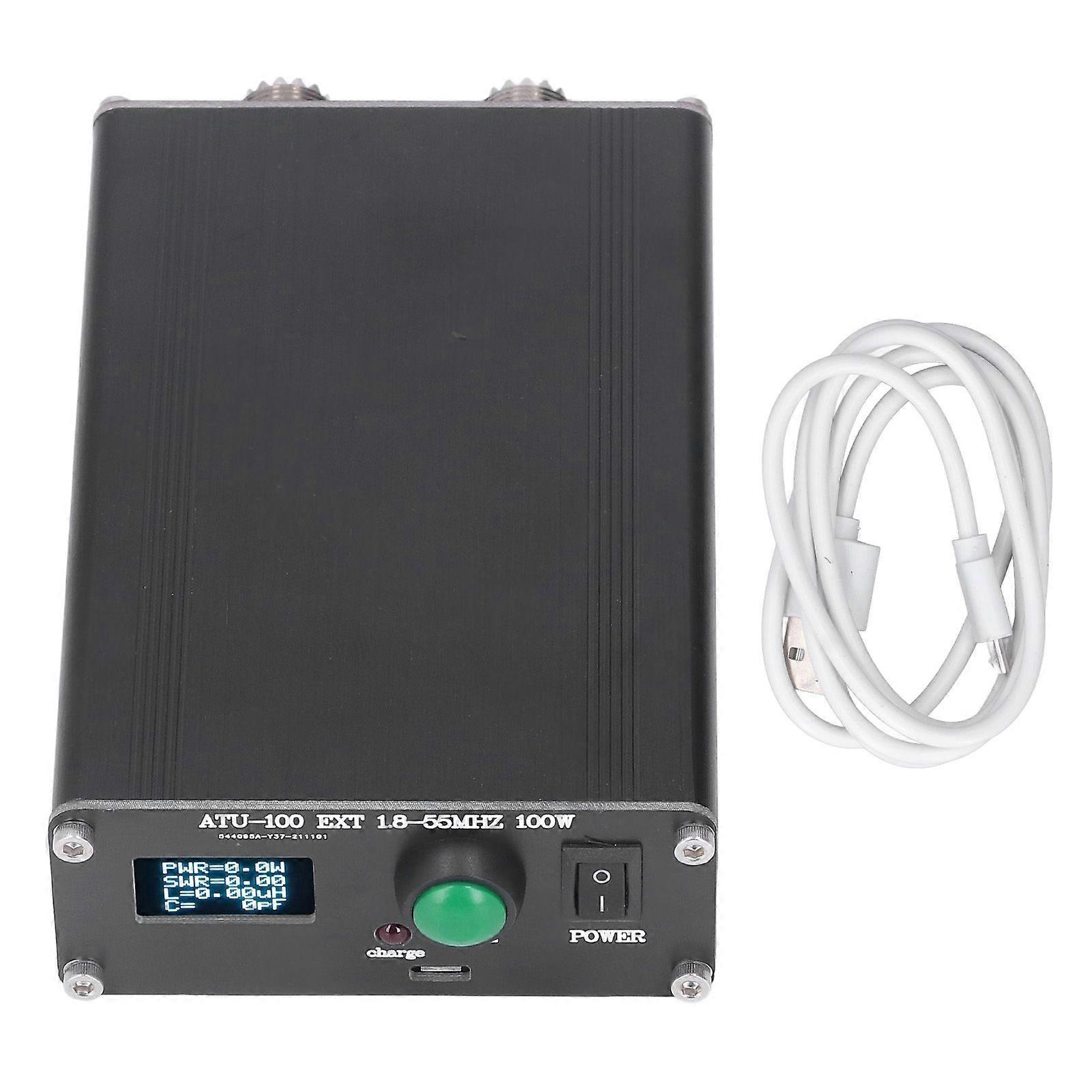 Antenna Tuner Mini Automatic for Radio Equipment 1.8~55MHz 0.96IN with Housing ATU100