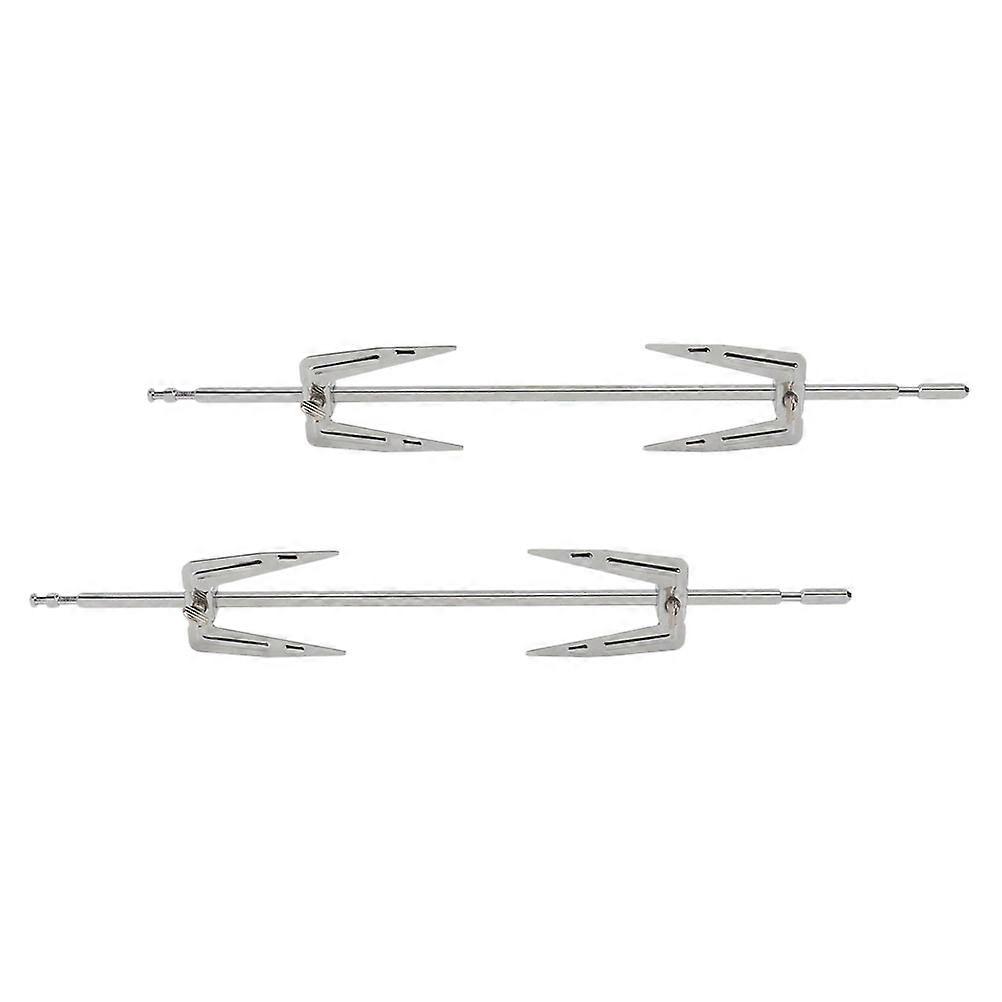 Stainless Steel Barbecue Chicken Forks for Oven Use 2Sets Durable