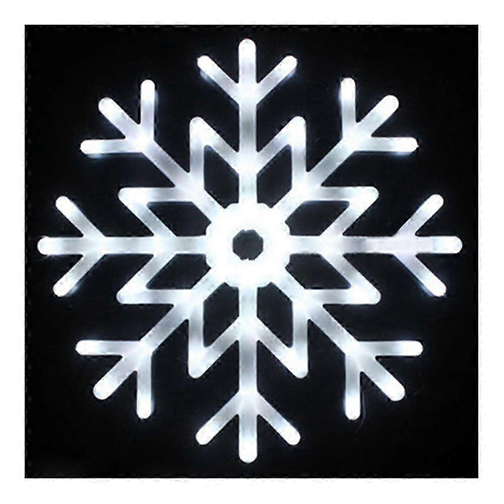 Lámpara colgante LED de copo de nieve multicolor de 40 cm