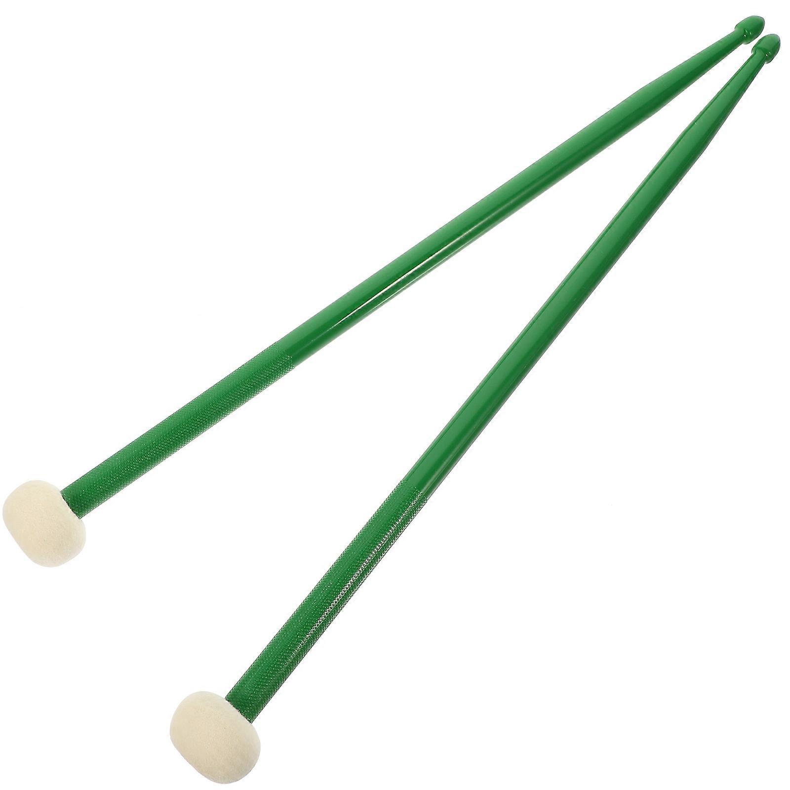 Double-End Drumstick Nylon Drum Sticks for Drum Playing 2Pairs Performance Set