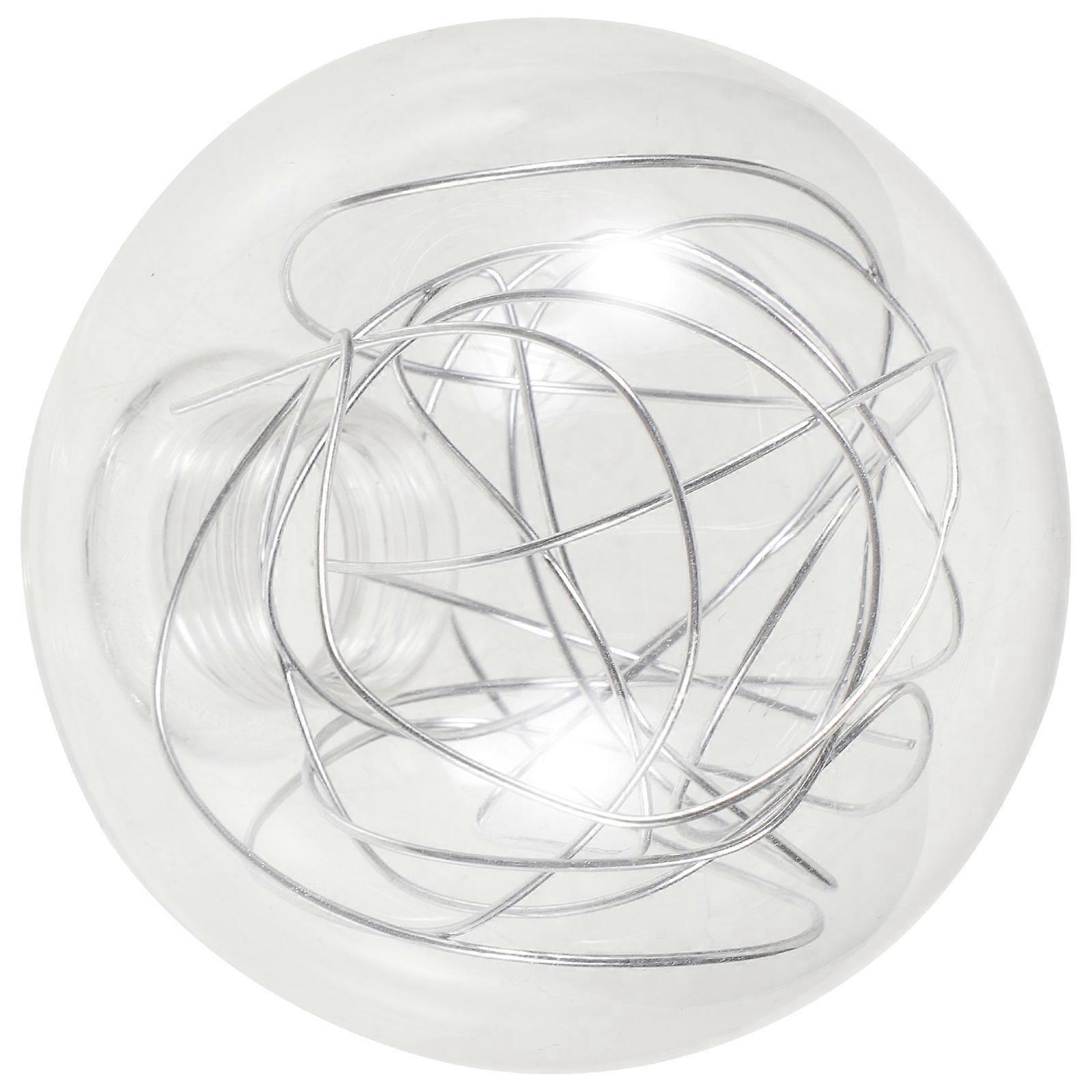 Globe Lamp Shade Silver Glass Lamp Shade for Replacement 2Pcs Pack
