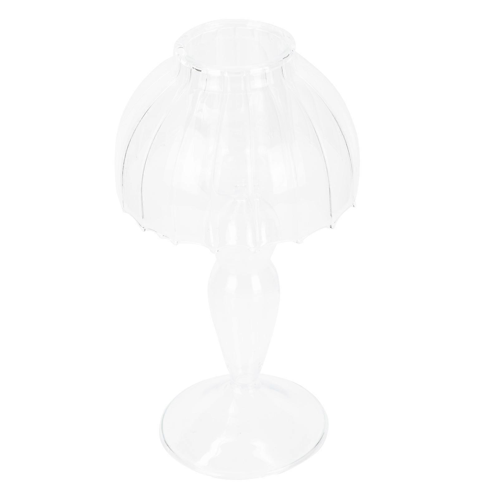 Practical Candleholder Glass Candleholder for Romantic Dining 5Pcs