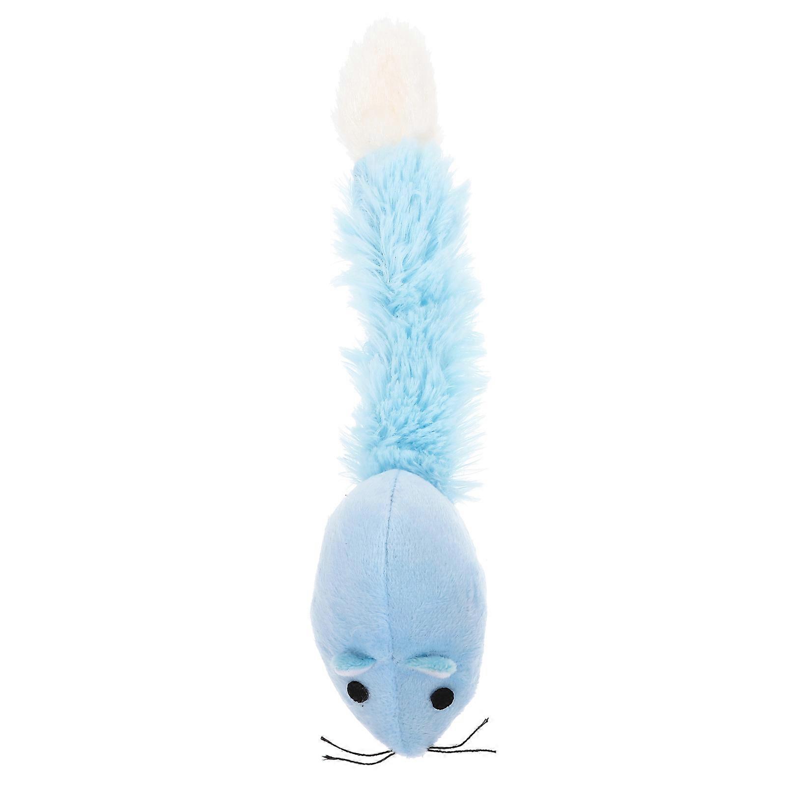 Interactive Cat Toy Mouse Shape Plush for Cat Owners 1 Set