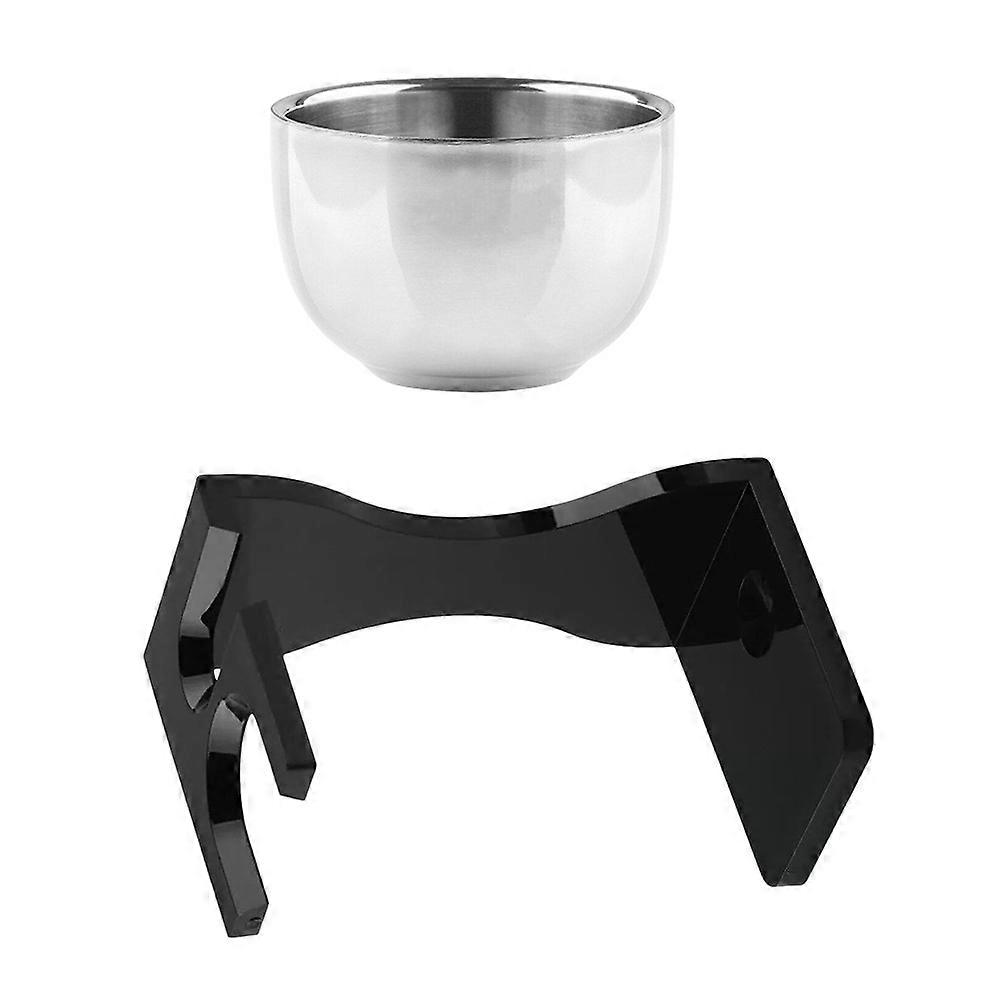 Beard Brush and Shaving Bowl Stand for 5Sets Durable Shaving Supplies