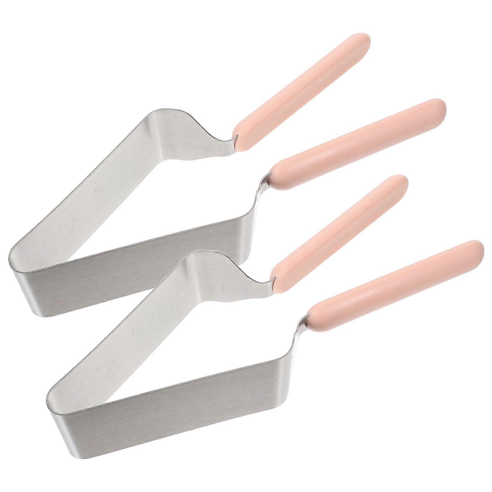 Triangle Cake Divider for Cake Serving with 4Pcs Stainless Steel Tools