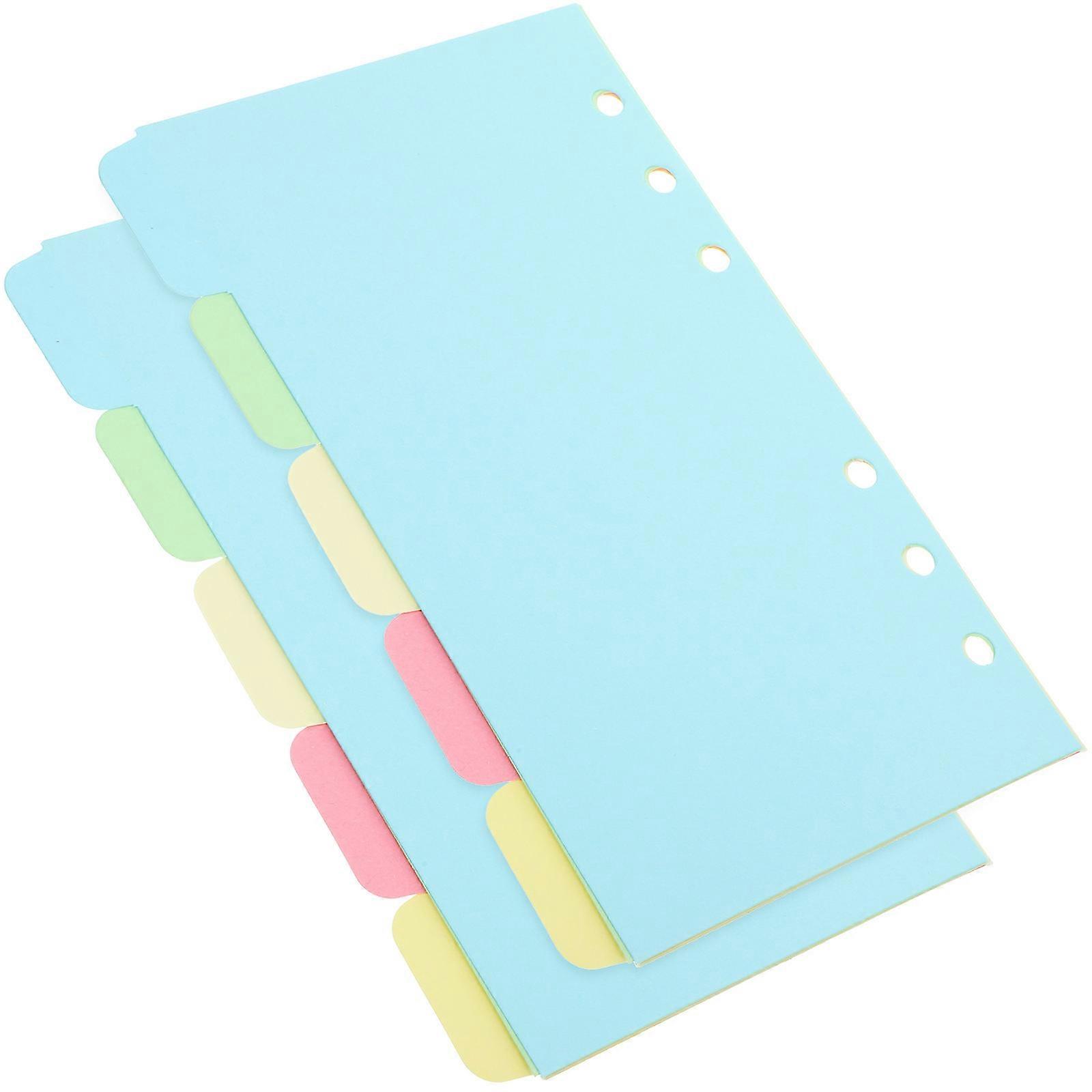 Paper Dividers Office Binder Book Dividers for Referencing 20 Sheets