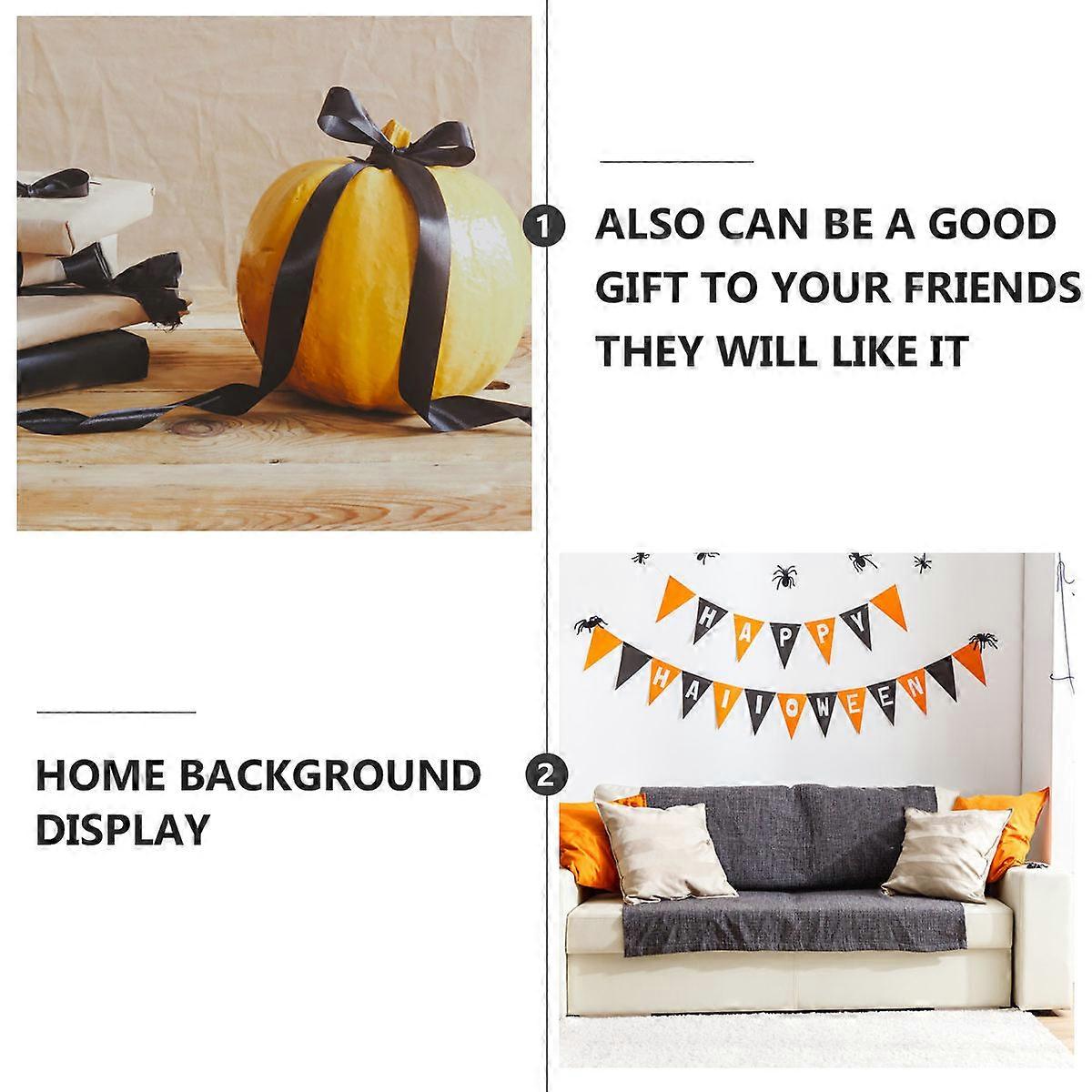 Creative Ghost Pendant Halloween Decoration for Hanging 2Pcs