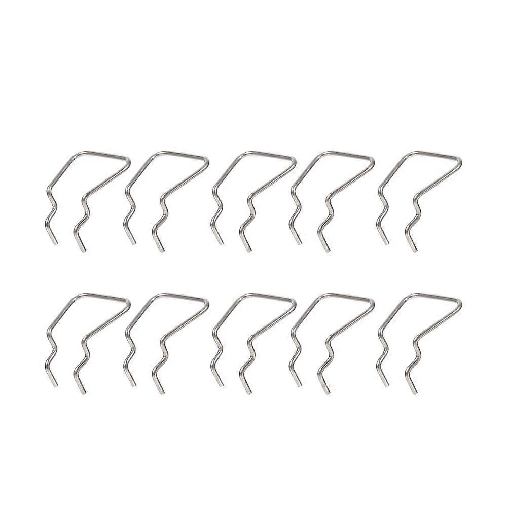Shelf Hooks Tool Rack Display Shelf Hook Silver 5 5X4 5CM Multipurpose Utility Hooks 10Pcs