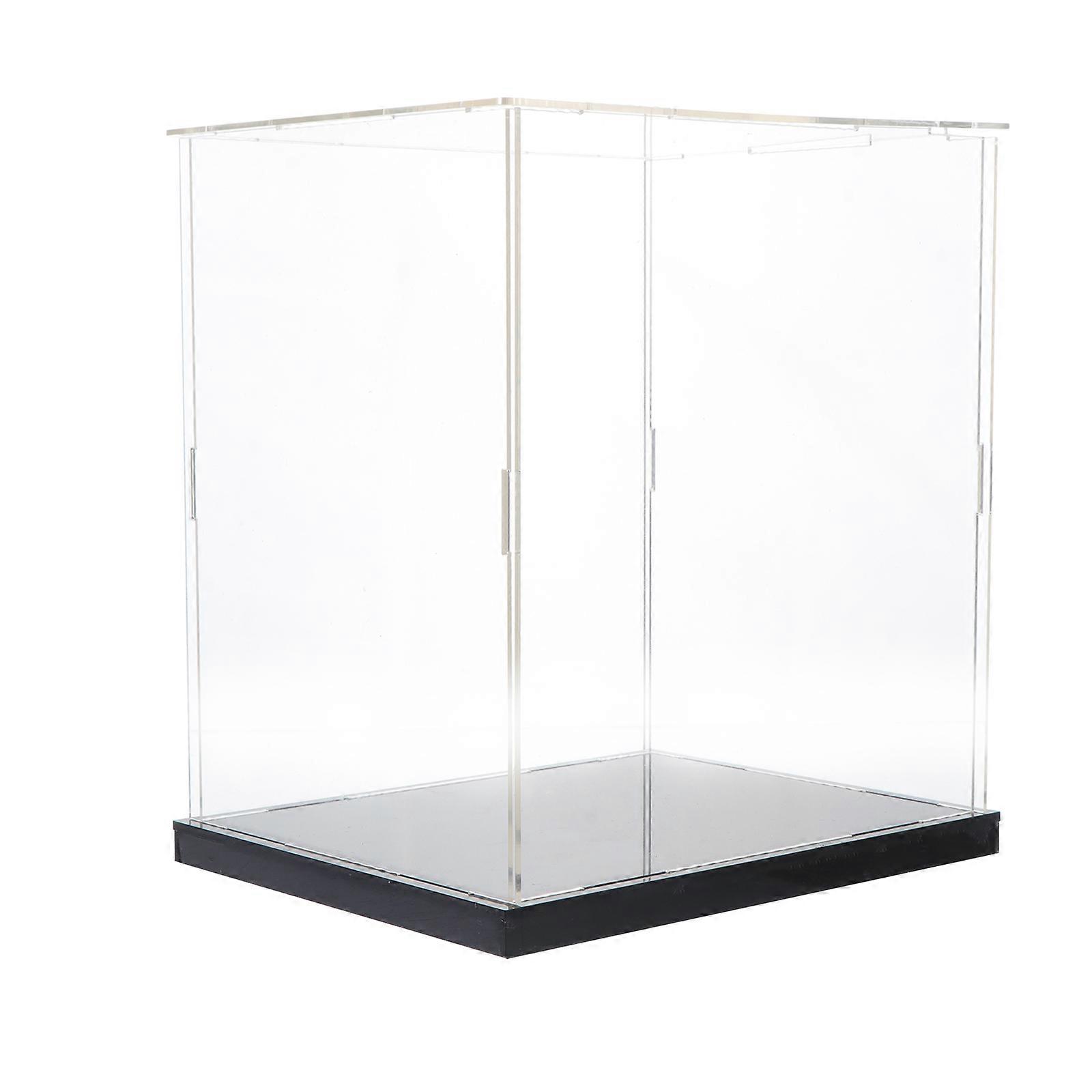 Model Display Box Acrylic Artwork Display Holder For Collectors 24X17X16CM Transparent Design 2Pcs