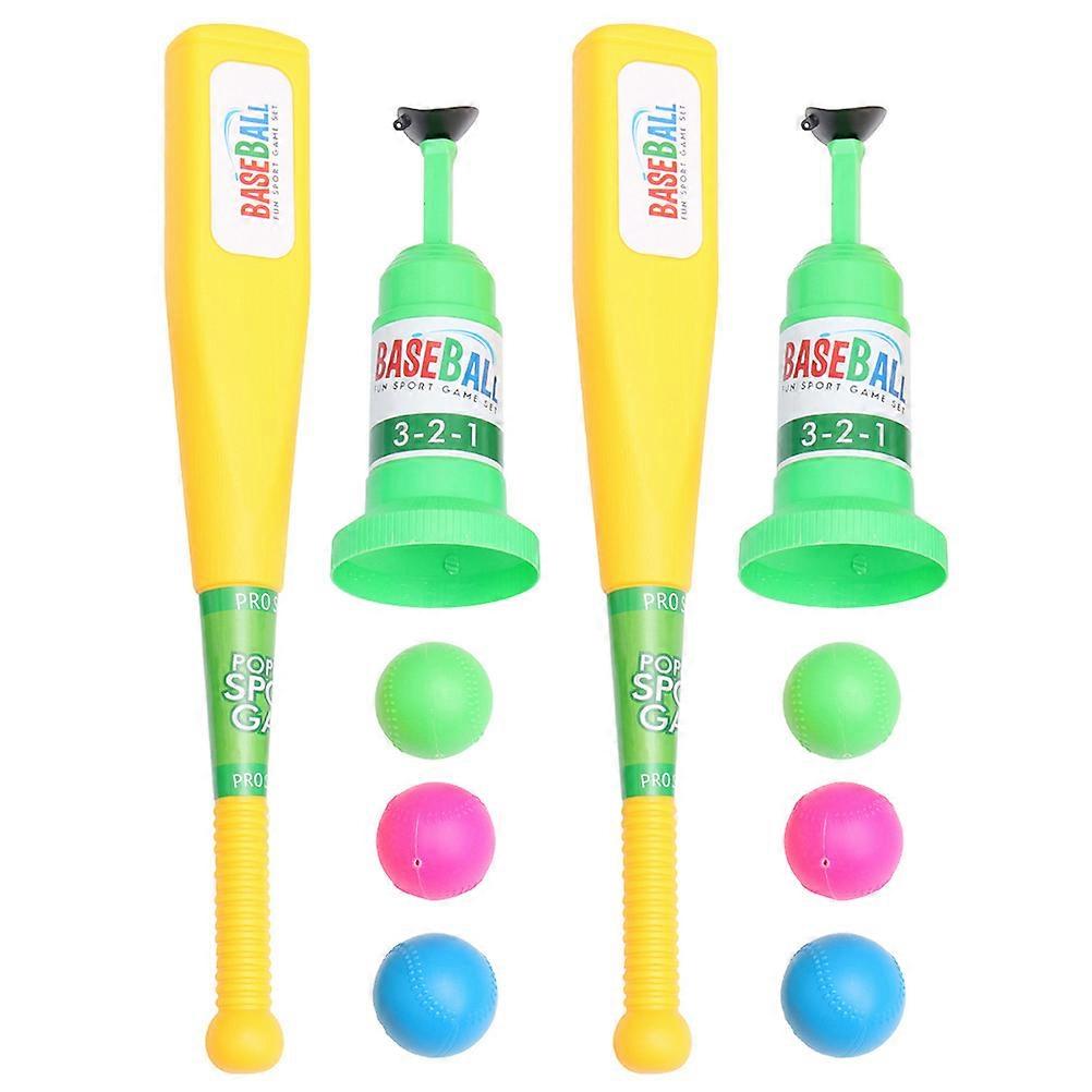Baseball Toy Set Outdoor Baseball Bat Pitching Machine for Kids