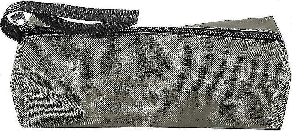 Tool Storage Pouch Bag with 24cm Length, Waterproof Nylon Canvas & Zipper - Green