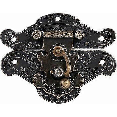 Door And Window Hardware Vintage Latches Antique Embossing Hasp Latch Lock Clasp